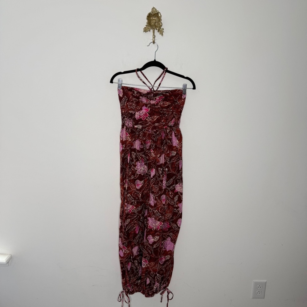 Free People Iris Halter Jumpsuit S